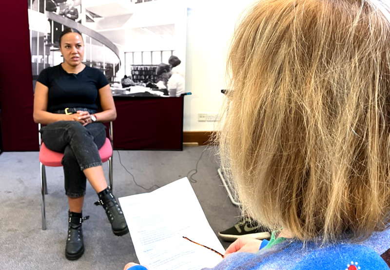 Swiss Cottage Library Oral History interview