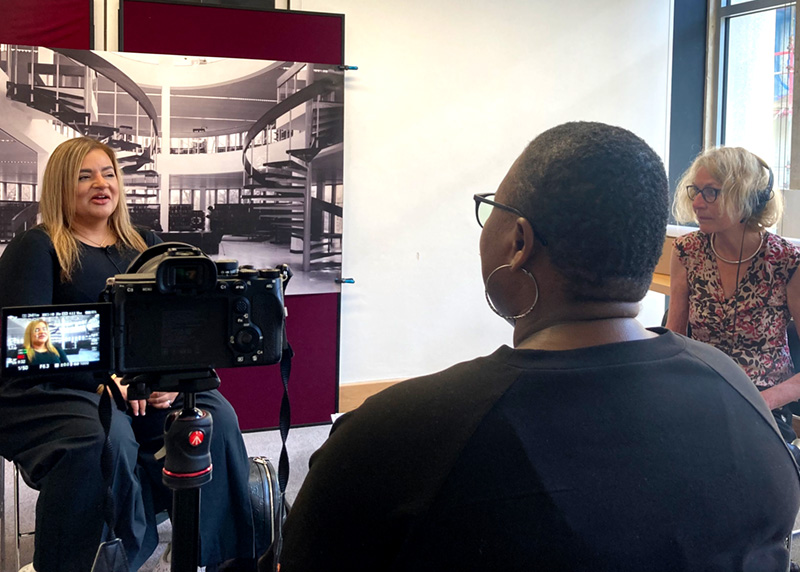 Swiss Cottage Library Oral History interview